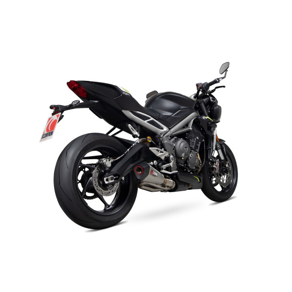 Scorpion Exhaust Triumph Street Triple 765 R / RS 2020 - 2022 Serket Taper Slip-on Brushed Stainless Steel Sleeve